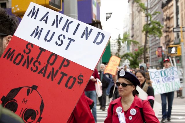 A 2013 rally against Monsanto.